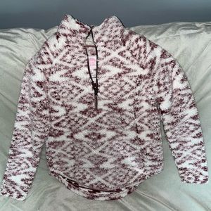 Womens Sherpa Half Zip